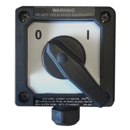 Ex lockable switch 16A