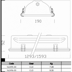 ATEX Linjär LED armatur Zon 2/22 Ex Tacao Forma