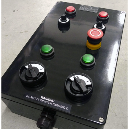 ATEX Kontrollstationer Ex polyester och i rostfritt material