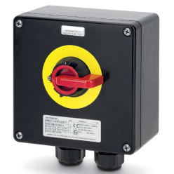 ATEX Arbetsbrytare låsbar Ex 20A  2 eller 3/4-polig